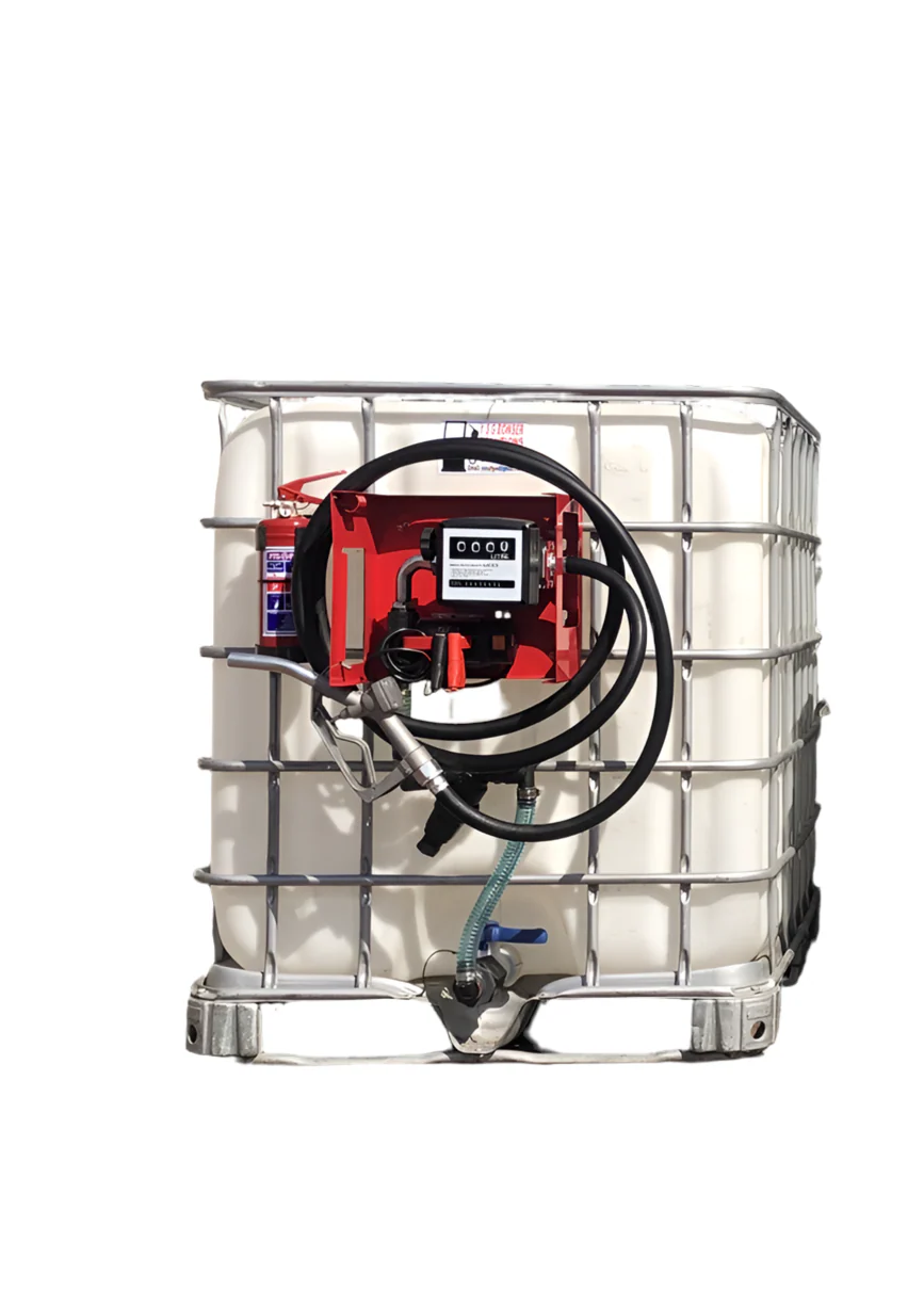 1000L 12V 40l/min Diesel bowser with fire extinguisher and filter for sale in South Africa - SME Warehousing Solutions