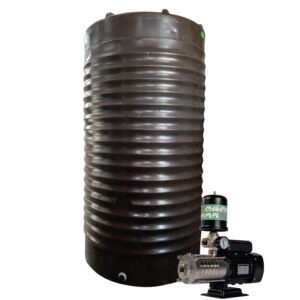 1200l Slim tank and 1.5 kw Intelli VSD Booster pump