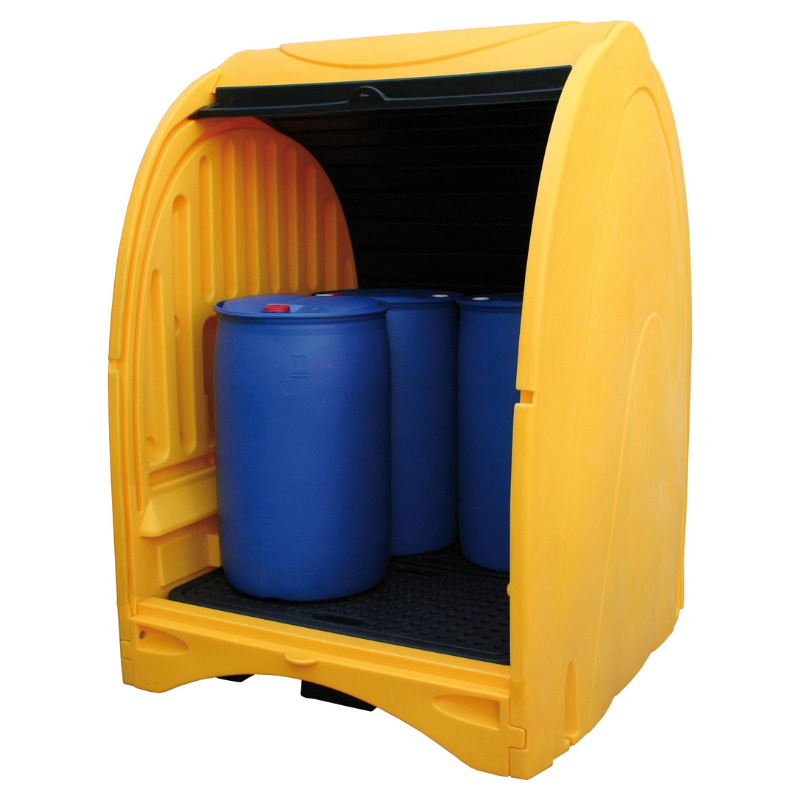 4 Drums Spill Pallet Bund with Hardcover for sale in South Africa – SME Warehousing Solution