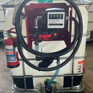 600L 12V 40l/min Diesel bowser with fire extinguisher and filter for sale in South Africa - SME Warehousing Solutions