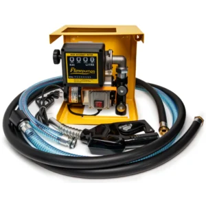 60lpm Diesel Pump Kit 220v with Auto Stop nozzle in pump Case for sale in South Africa - SME Warehousing Solutions