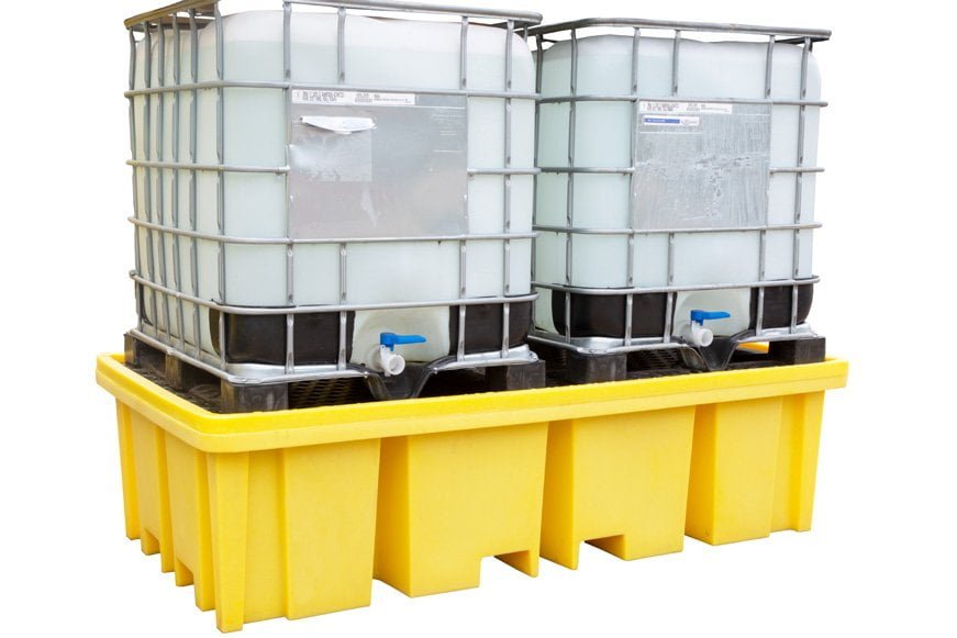 Double IBC Spill Containment Pallets (1130 Litre Capacity) for sale in South Africa – SME Warehousing Solution