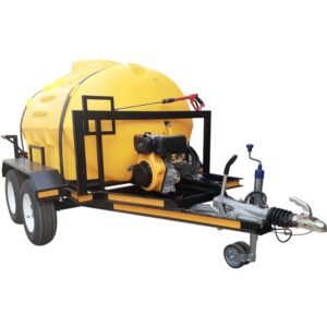 2500l High Pressure Washer trailer 241bar-diesel braked