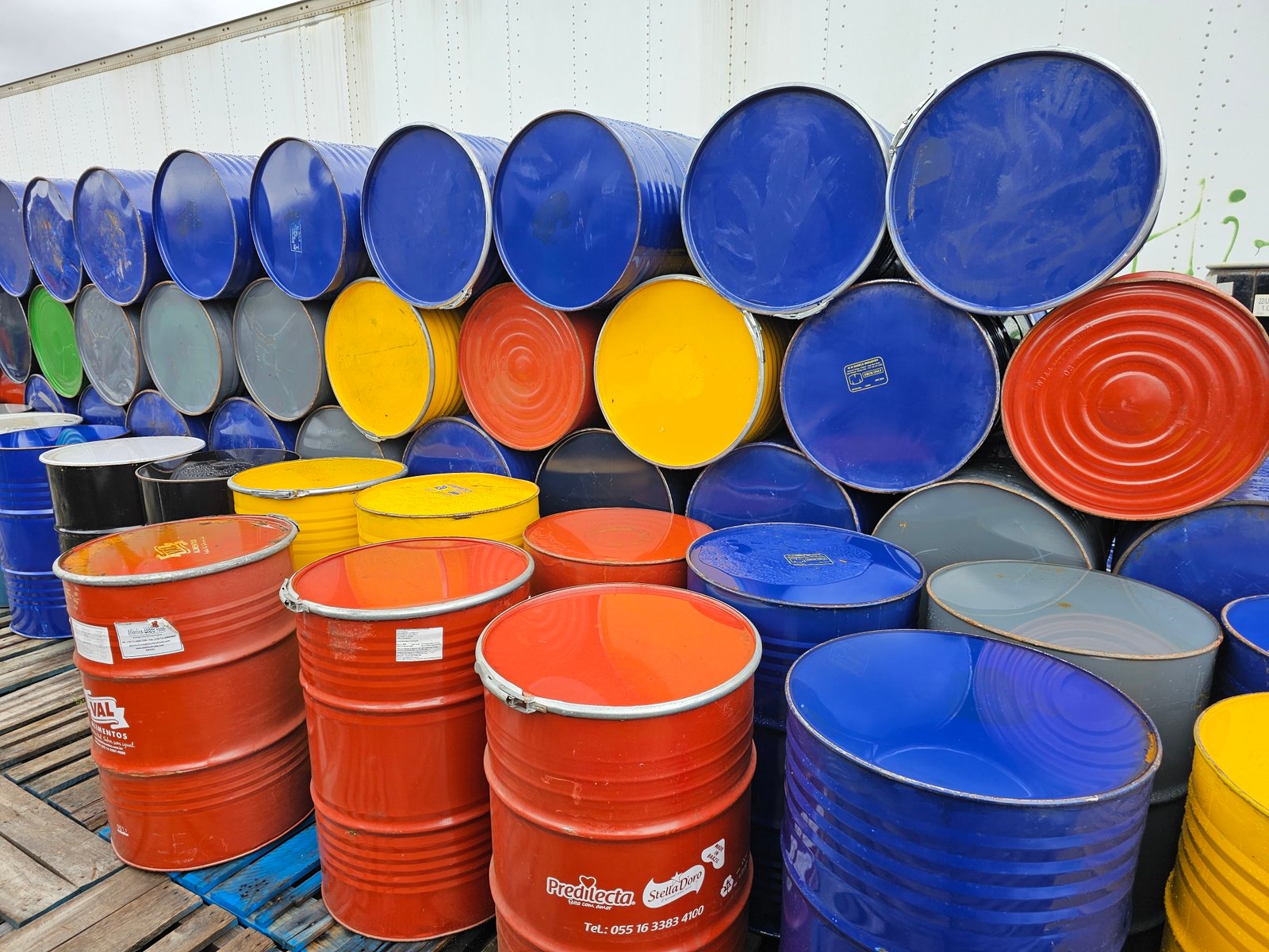 Used 210 Litre Open Top Steel Drum With Coated Interior for sale in South Africa – SME Warehousing Solution