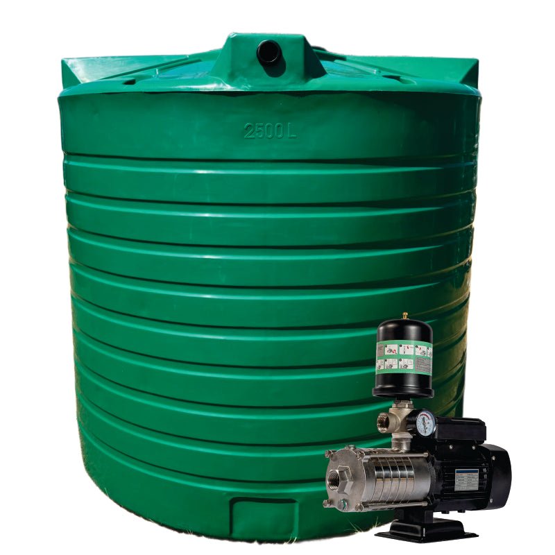5000l Water tank and 1.5 kw Intelli VSD Booster pump