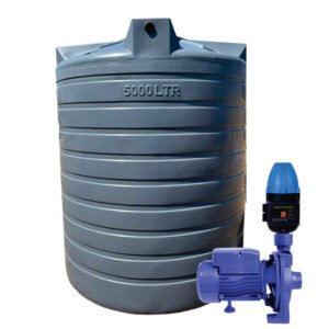 15 000l Water tank and 0.75kw Monoblock Water Pump & Controller