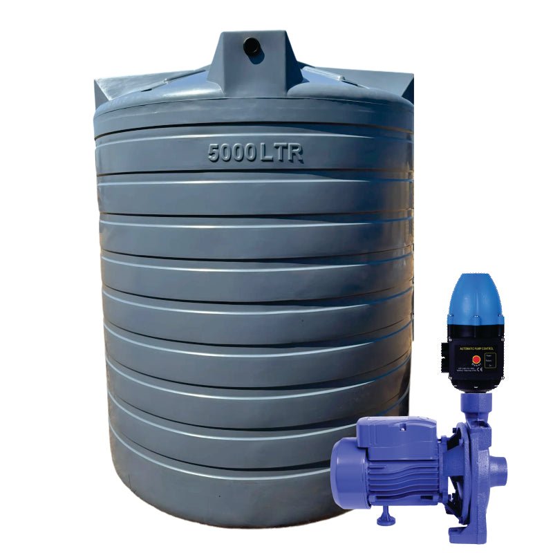 10 000l Water tank and 0.75kw Monoblock Water Pump & Controller