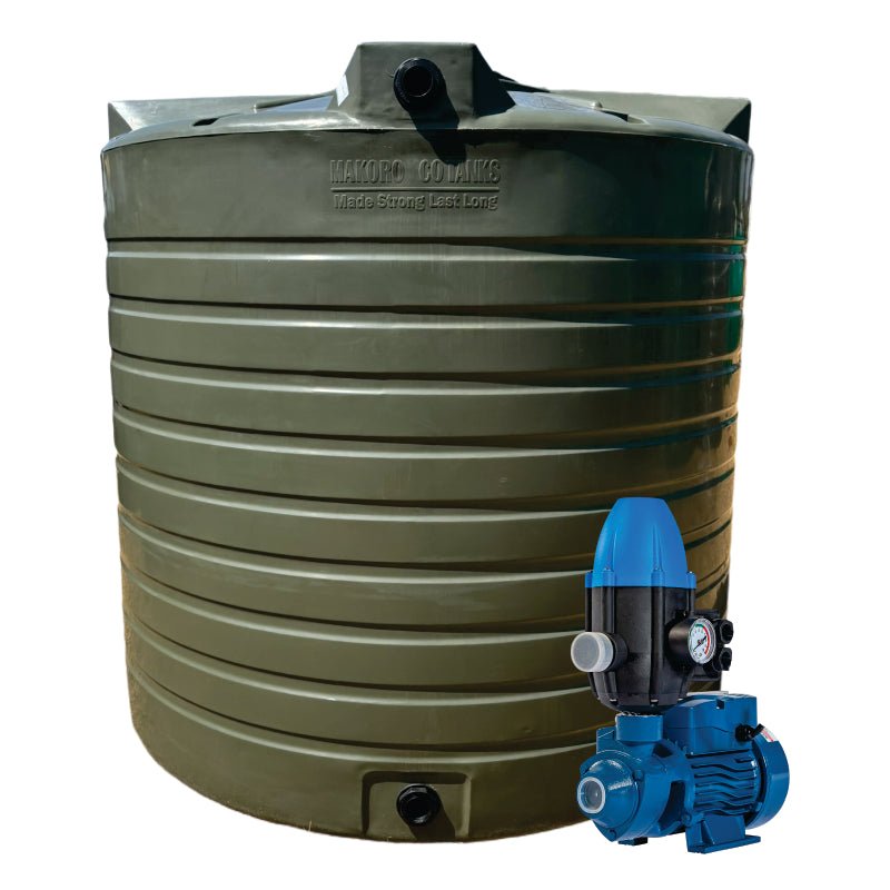 15 000l Water tank and 0.37kw Peripheral Water Pump & Controller