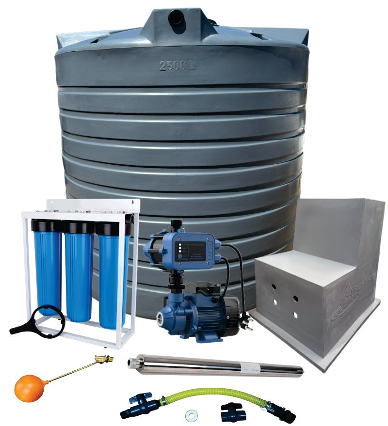 Water tank Combo Full House: 5000l Water tank & 0.37kw Econo Peripheral Water Pump