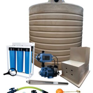 Water tank Combo Full House: 5000l Water tank & 0.37kw Econo Peripheral Water Pump