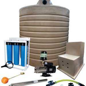 Water tank Combo Full House: 15 000l Water tank and 1.5kw Intelli VSD Booster pump