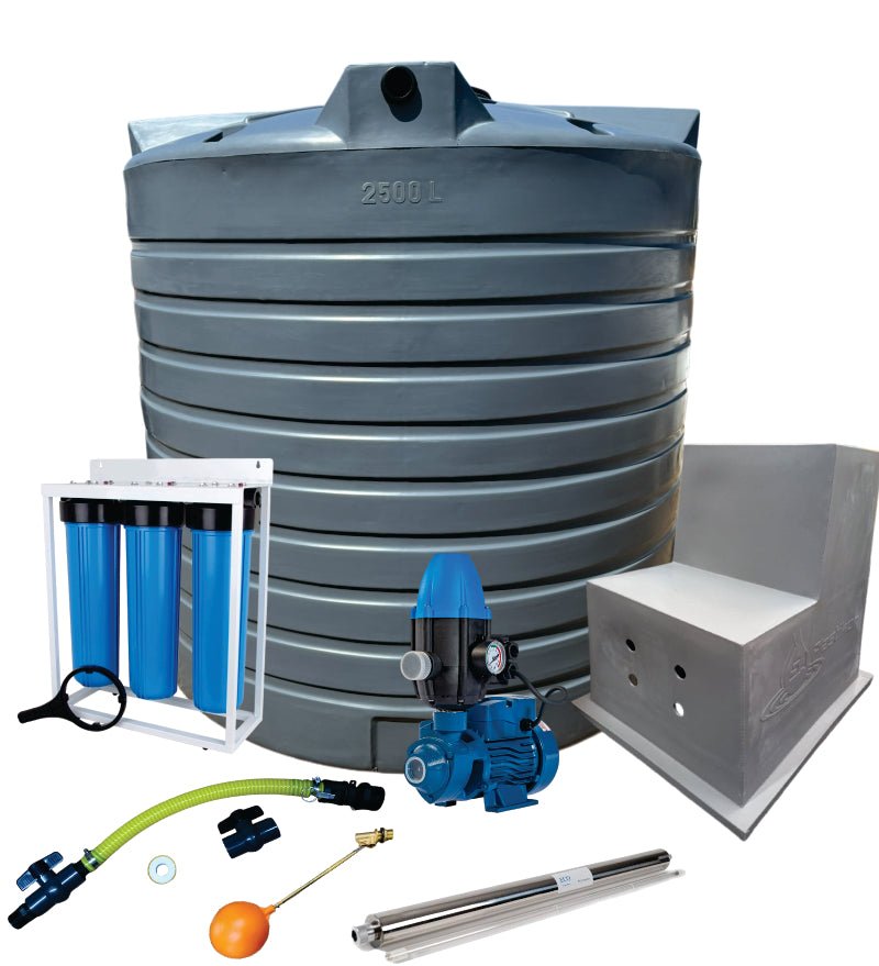Water tank Combo Full House: 15 000l Water tank & 0.37kw Peripheral Water Pump
