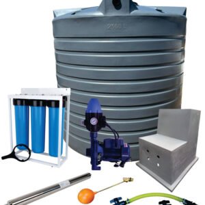 Water tank Combo Full House: 10 000l Water tank & 0.55kw Flowpump Monoblock Water Pump