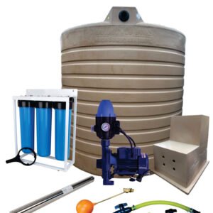 Water tank Combo Full House: 10 000l Water tank & 0.75kw Monoblock Water Pump kit