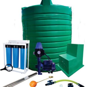 Water tank Combo Full House: 10 000l Water tank & 1.1kw Monoblock Water Pump kit