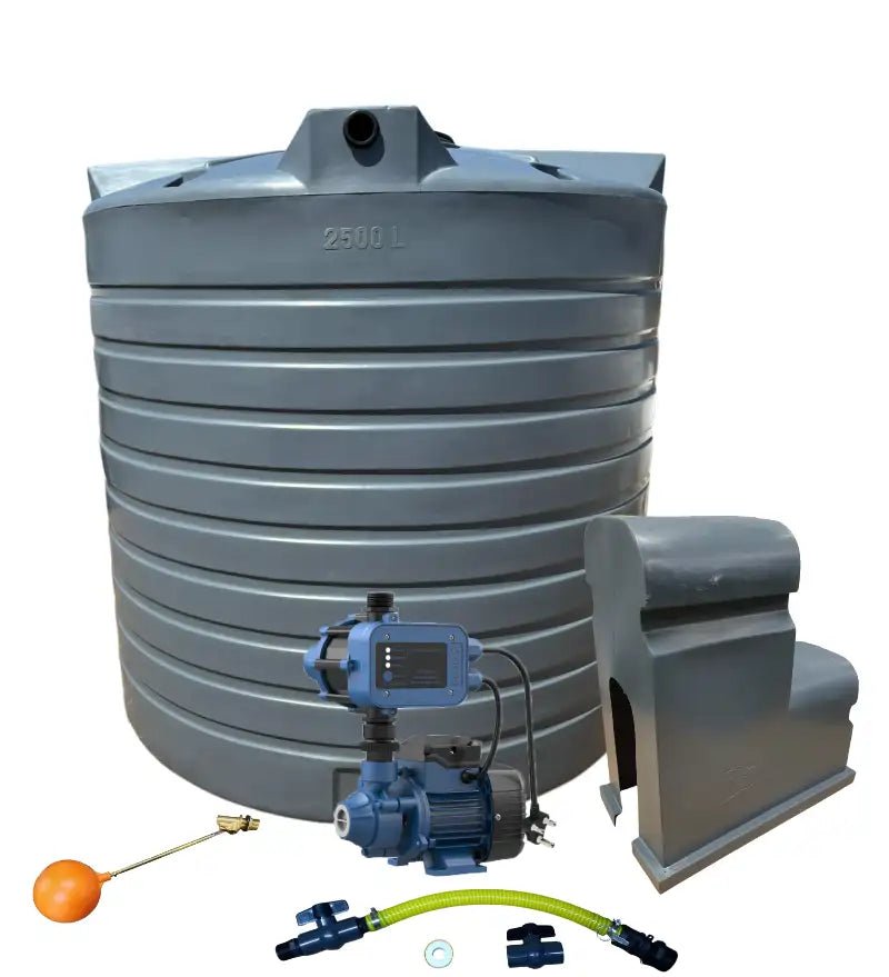 Water tank Combo Executive: 2500l Water tank & 0.37kw Econo Peripheral Water Pump