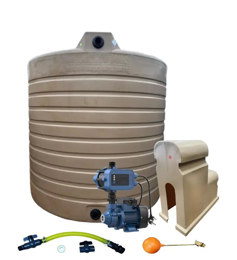 Water tank Combo Executive: 2500l Water tank & 0.37kw Econo Peripheral Water Pump