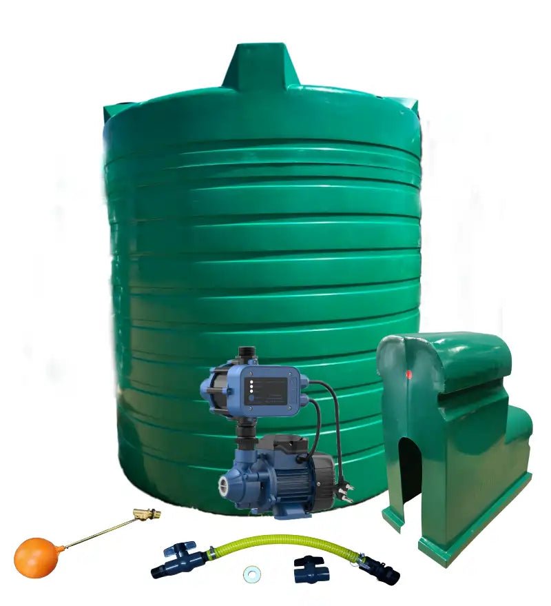 Water tank Combo Executive: 2500l Water tank & 0.37kw Econo Peripheral Water Pump