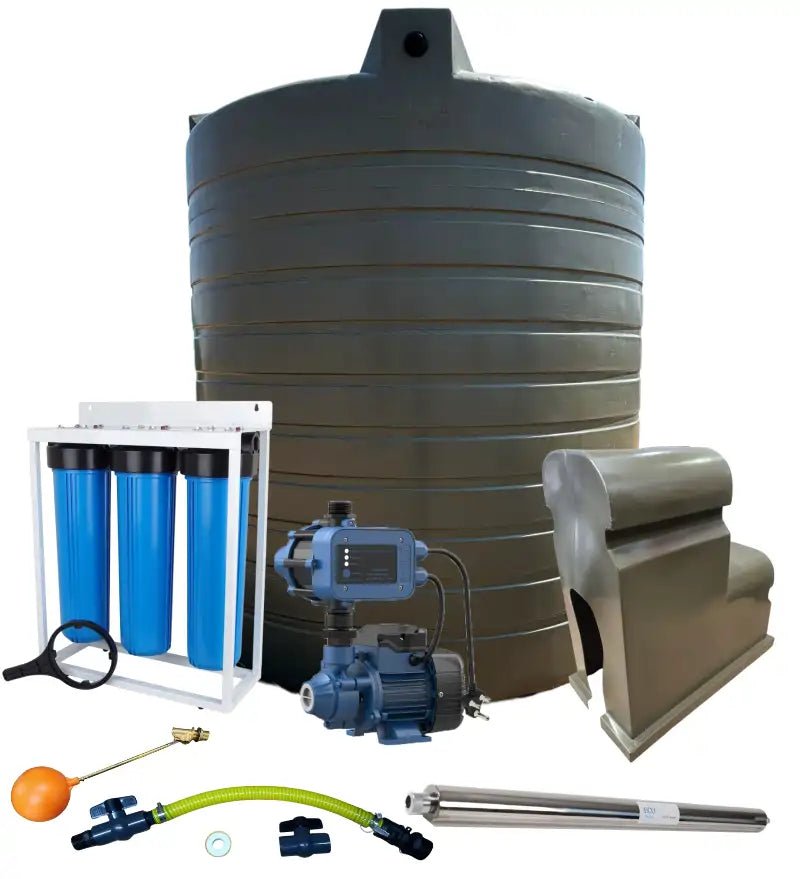 Water tank Combo Full House: 15 000l Water tank & 0.37kw Econo Peripheral Water Pump
