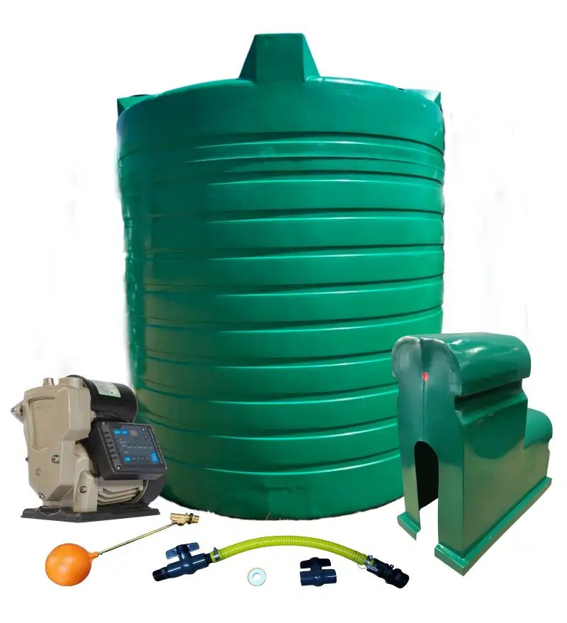 Water tank Combo Executive: 2500l Water tank & VSP 1.5KW Booster Pump System (with VSD)
