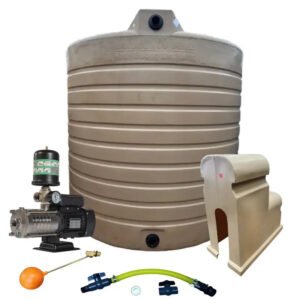 Water tank Combo Executive: 10 000l Water tank and 1.5kw Intelli VSD Booster pump