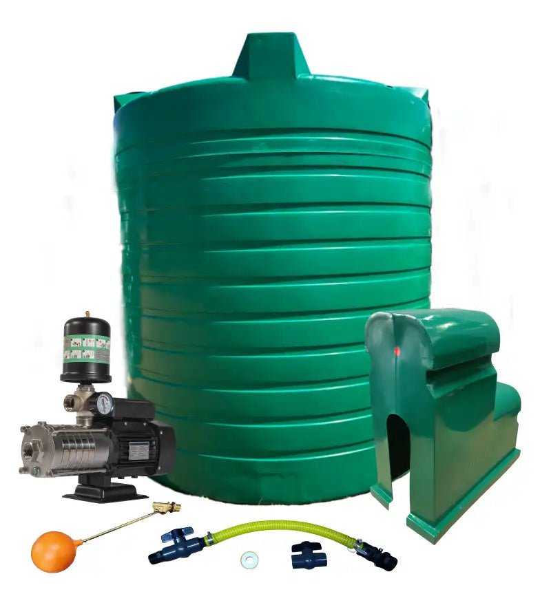 Water tank Combo Executive: 10 000l Water tank and 1.5kw Intelli VSD Booster pump