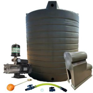 Water tank Combo Executive: 5000l Water tank and 0.75kw Intelli VSD Booster pump