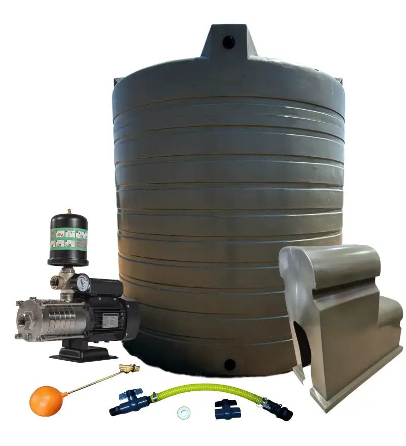 Water tank Combo Executive: 5000l Water tank and 0.75kw Intelli VSD Booster pump
