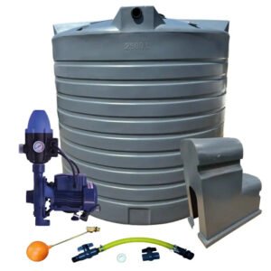 Water tank Combo Executive: 2500l Water tank & 1.1kw Monoblock Water Pump kit