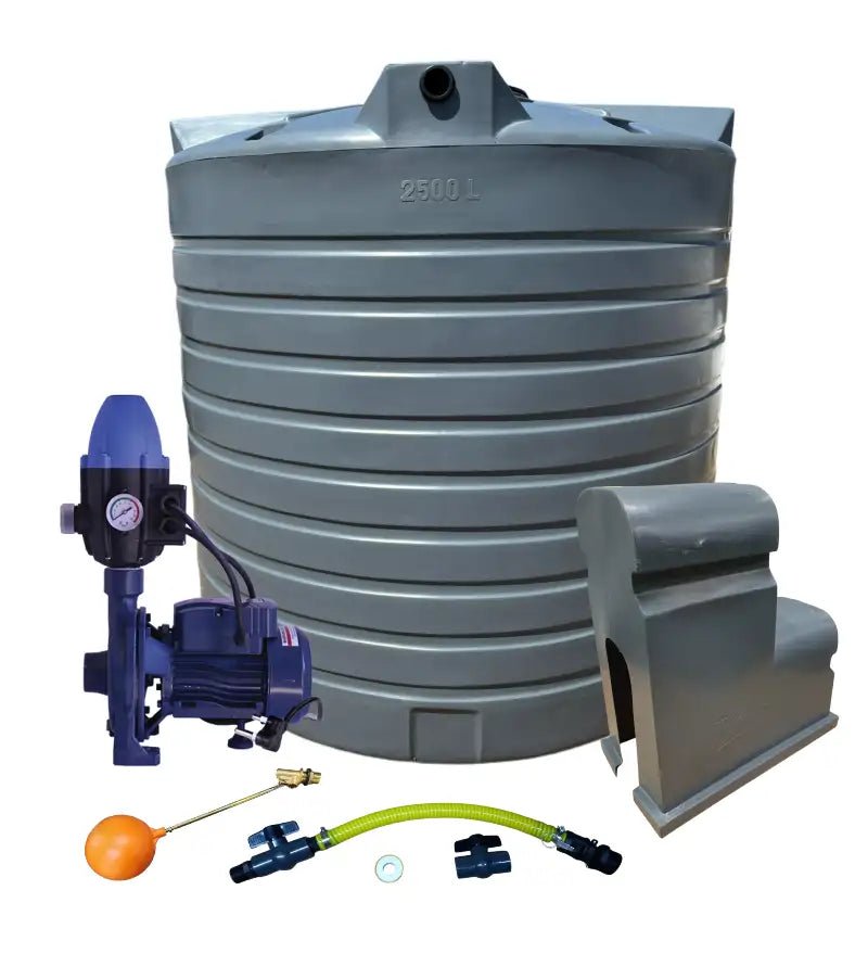 Water tank Combo Executive: 15 000l Water tank & 1.1kw Monoblock Water Pump kit