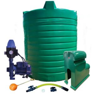 Water tank Combo Executive: 10 000l Water tank & 1.1kw Monoblock Water Pump kit