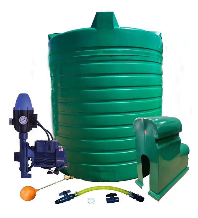Water tank Combo Executive: 2500l Water tank & 0.55kw Flowpump Monoblock Water Pump