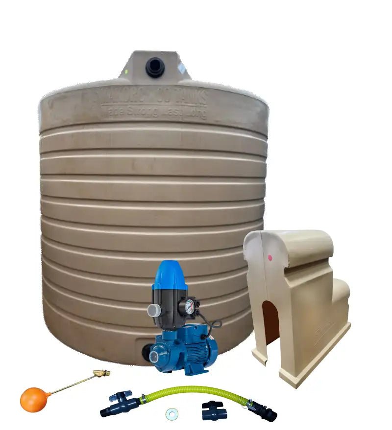 Water tank Combo Executive: 10 000l Water tank & 0.37kw Peripheral Water Pump