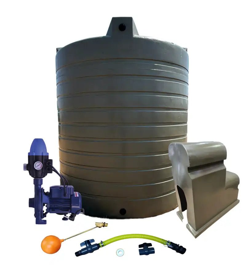 Water tank Combo Executive: 2500l Water tank & 0.75kw Monoblock Water Pump kit