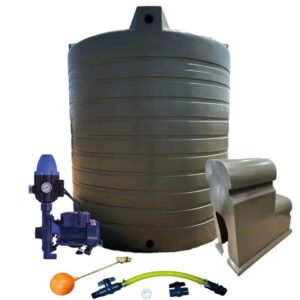 Water tank Combo Executive: 5000l Water tank & 0.75kw Monoblock Water Pump kit