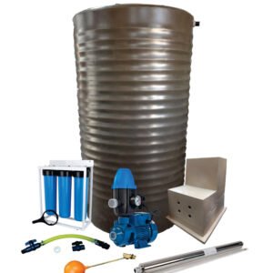 Water tank Combo Full House: 1000l slim tank & 0.75kw Peripheral Water Pump
