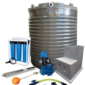 Water tank Combo Full House: 2200l Water tank & 0.37kw Peripheral Water Pump