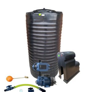 Water tank Combo Executive: 1200l slim tank & 0.37kw Econo Peripheral Water Pump