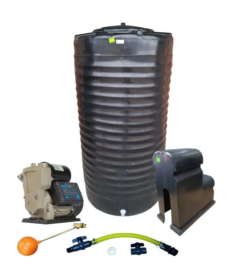 Water tank Combo Executive: 1000l Slim tank & VSP 1.5KW Booster Pump System (with VSD)