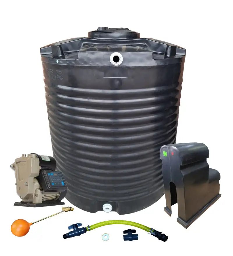 Water tank Combo Executive: 2200l Water tank & VSP 1.5KW Booster Pump System (with VSD)