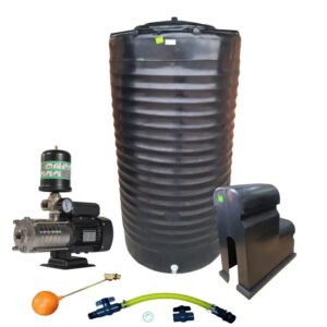 Water tank Combo Executive: 1000l Water tank & 1.5kw Intelli VSD Booster pump