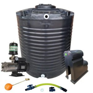 Water tank Combo Executive: 2200l Water tank & 1.5kw Intelli VSD Booster pump