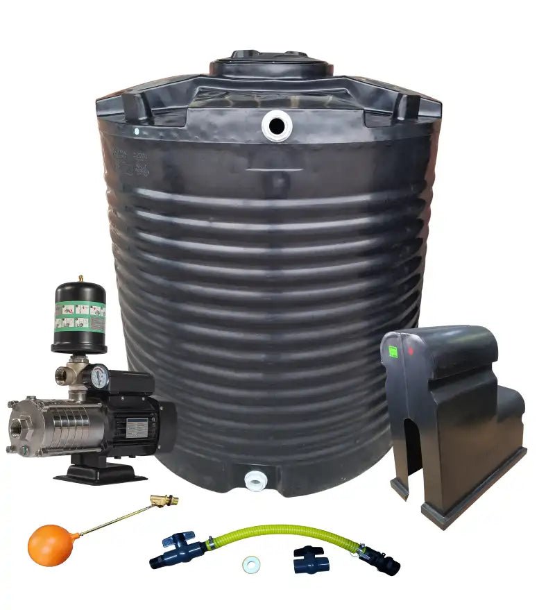 Water tank Combo Executive: 2200l Water tank & 1.5kw Intelli VSD Booster pump