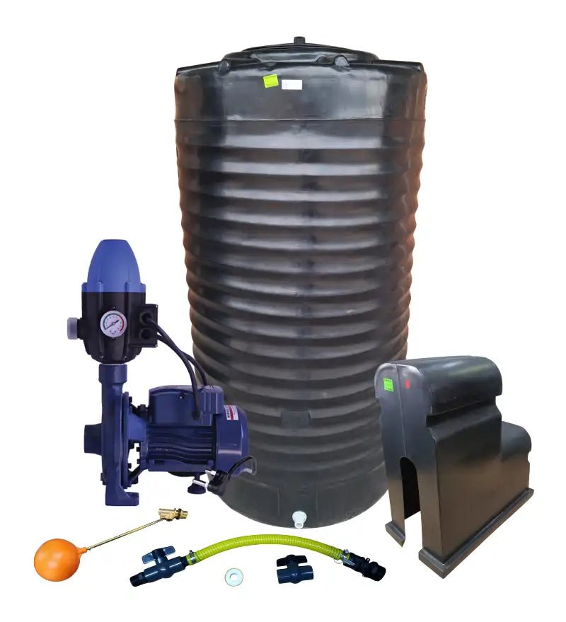 Water tank Combo Executive: 1000l slim tank & 1.1kw Monoblock Water Pump kit