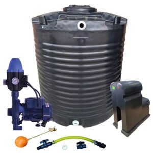 Water tank Combo Executive: 2200l Water tank & 0.75kw Monoblock Water Pump kit