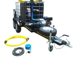 Honey sucker (diesel) 1000lt Flowbin with 1000lt Flowbin water bowser (diesel) double axle braked trailer unit for sale in South Africa - SME Warehousing Solutions