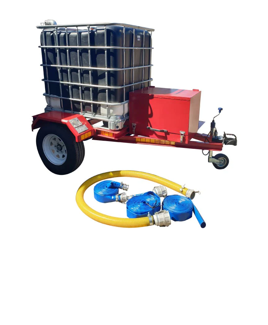 Honey sucker with steel box 1000lt Flowbin, single axle unbraked trailer unit for sale in South Africa - SME Warehousing Solutions