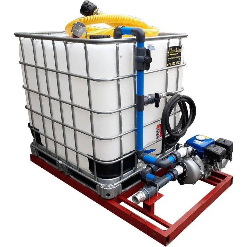 1000l Fire Fighter 7.5bar-1-outlet Flowbin bakkie sakkie unit for sale in South Africa - SME Warehousing Solutions