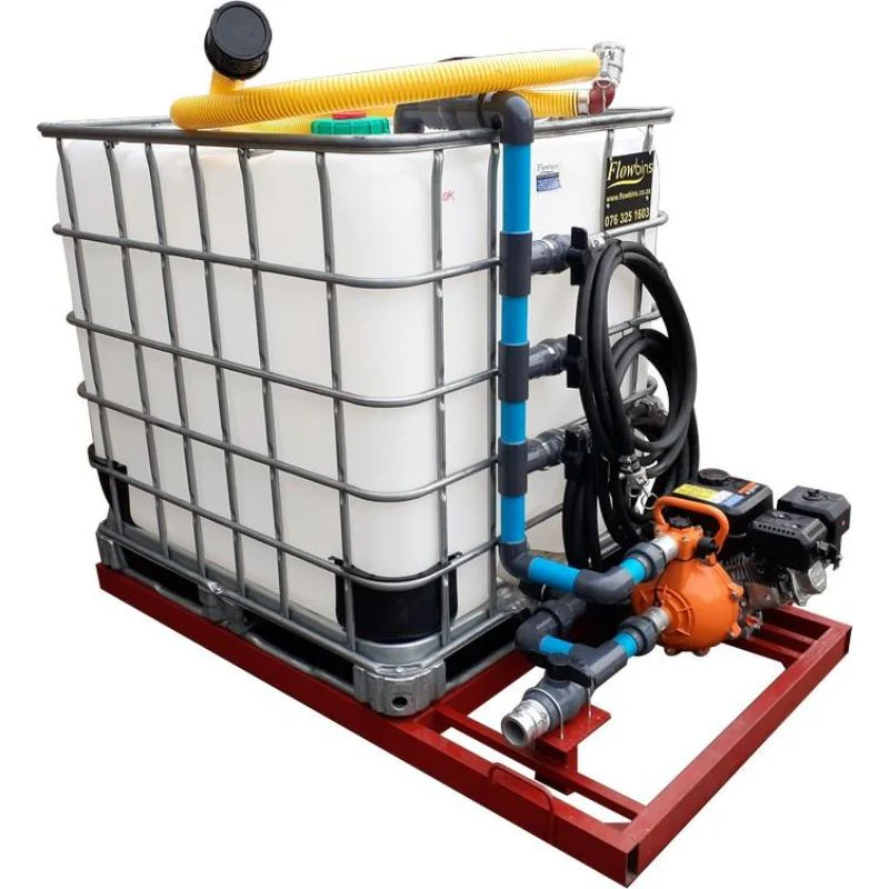 1000l Fire Fighter 7bar-3-outlet Flowbin bakkie sakkie unit for sale in South Africa - SME Warehousing Solution