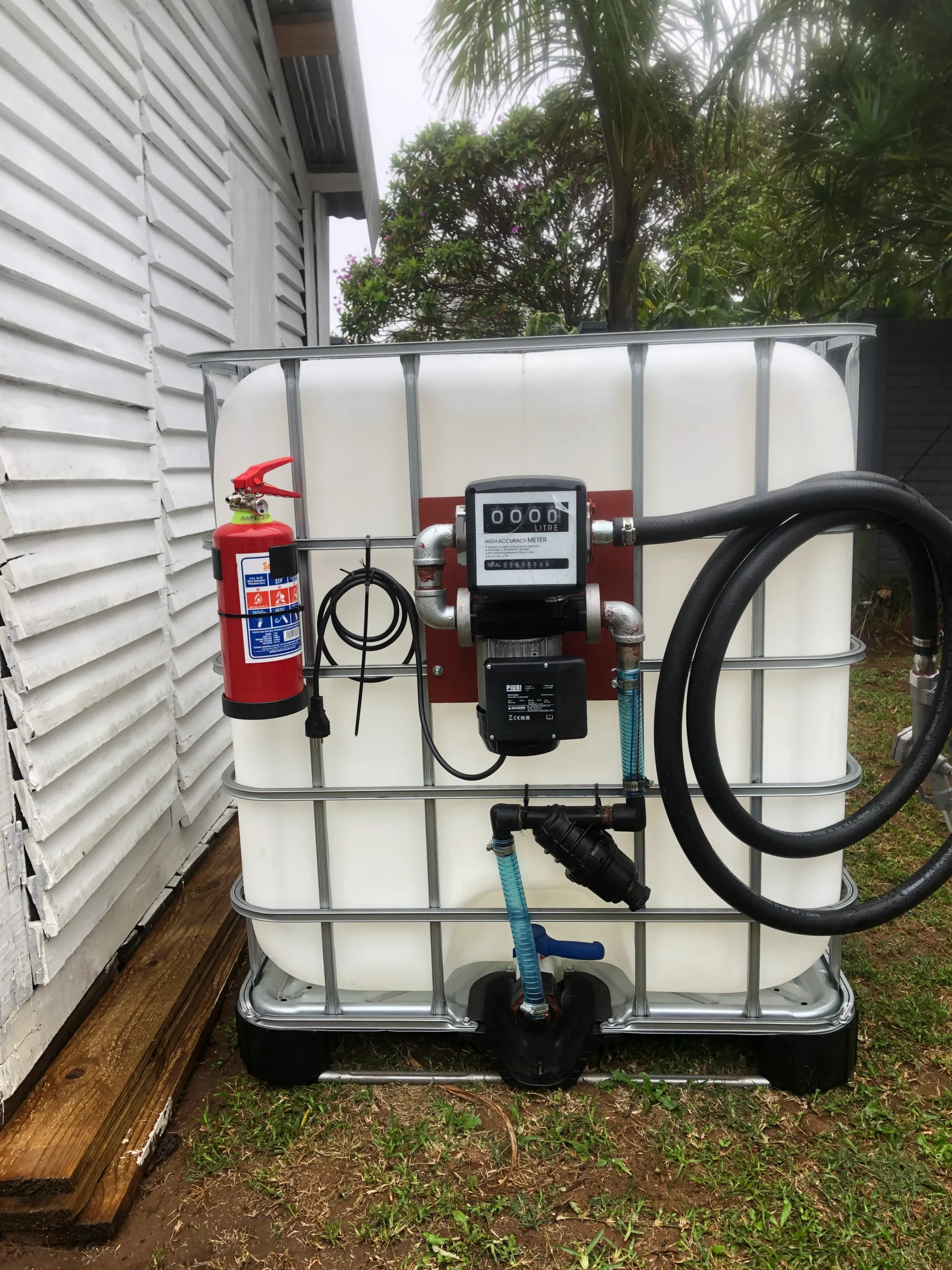 Piusi 1000L 220V 72l/min Diesel bowser (Italian) for sale in South Africa - SME Warehousing Solution